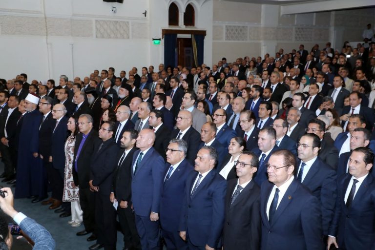 مايا مرسى وبدر عبدالعاطى وشريف فاروق ومحمود فوزى والاشمونى يشهدون الإحتفال باليوبيل الماسي للهيئة القبطية الإنجيلية للخدمات الإجتماعية